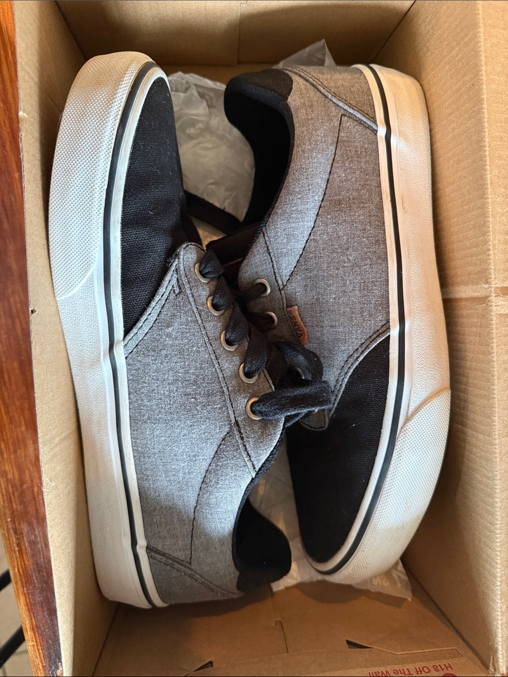 Men's casual canvas lace-up shoes